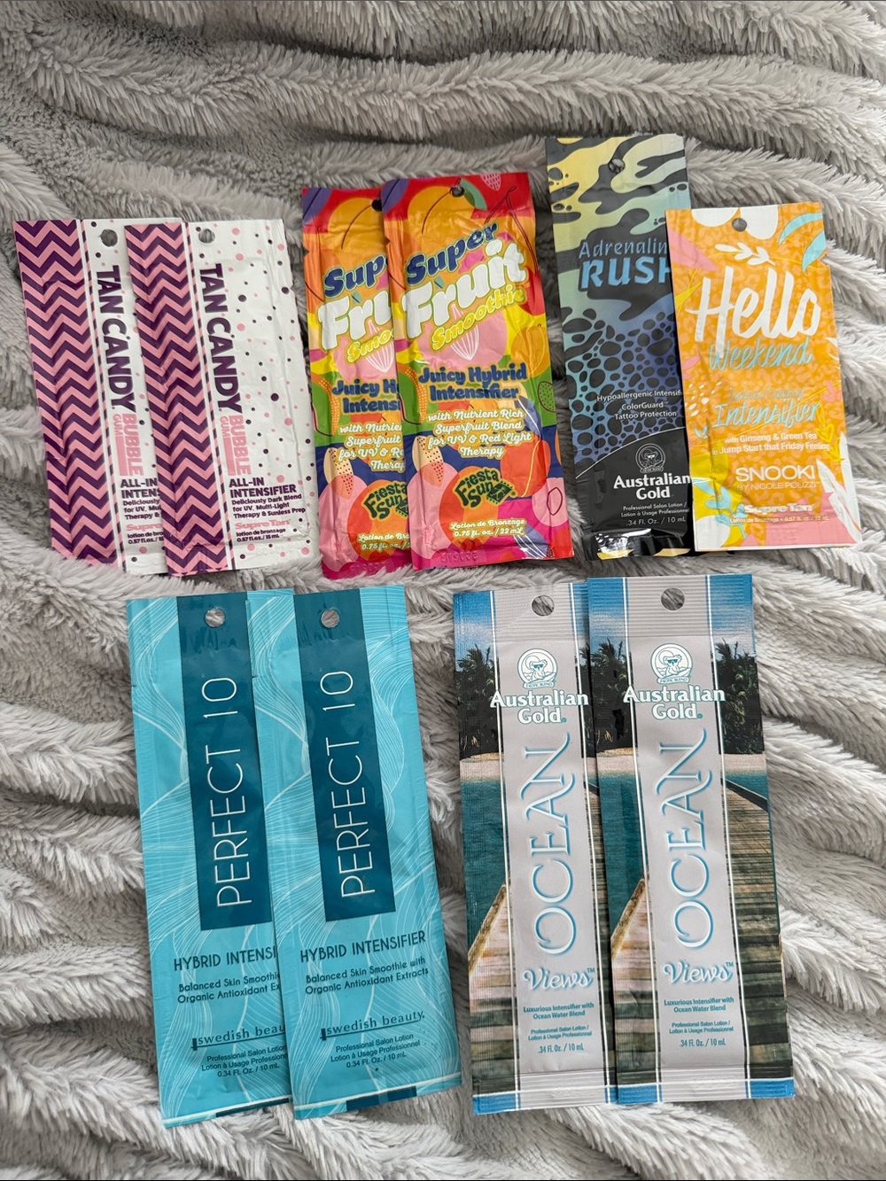 Tanning Lotion Packets BUNDLE (10 Intensifier Lotions)